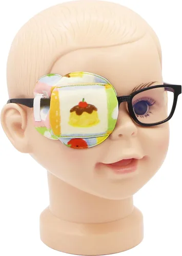 Miniatura 19 de Astropic Parche para ojos de algodón y seda 3D para niños, parche de ojos para niñas para gafas Parche médico para niños con ojo perezoso