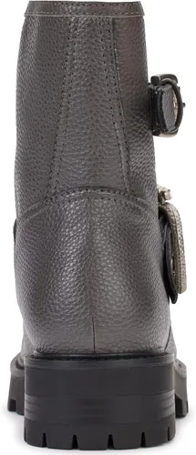 Miniatura 2 de KARL LAGERFELD Botín Marceau con suela de lengüeta para mujer con botas de combate con detalles de cristal