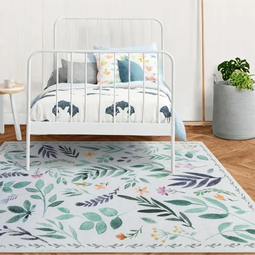 Miniatura 346 de Syalife 4x6 Alfombra Lavable para Área, Ultra Suave Antideslizante, Pila Baja, Alfombra Vintage Resistente a Manchas para Sala de Estar, Alfombra