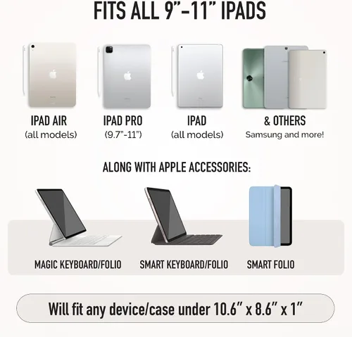 Miniatura 4 de Vandel - Funda para iPad de 9 a 11 pulgadas para mujeres y hombres, para iPad Air, iPad de 11 pulgadas, tablet de 10 pulgadas, iPad Air, iPAd Pro