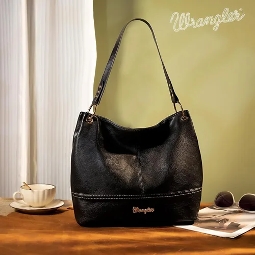 Miniatura 85 de Wrangler Hobo - Bolsas para mujer de cuero vegano con asa superior, bolsos de hombro y bolsos