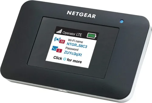 NETGEAR Hotspot WiFi móvil | Enrutador 4G LTE AC797-100NAS | Velocidad de descarga de 400 Mbps | Conecta hasta 15 dispositivos | Crea una WLAN en