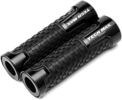 F Motorcycle Handlebar Grips for Yamaha for TECH for MAX for TMAX 560 for Tech for Max 2019-2020 Y (Color : Black)