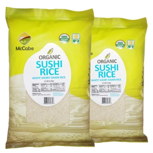 Miniatura 15 de McCabe Mezcla orgánica de 8 granos mixtos – Mezcla de arroz de granos integrales orgánicos 12 libras Rico en fibra y minerales Certificado USDA