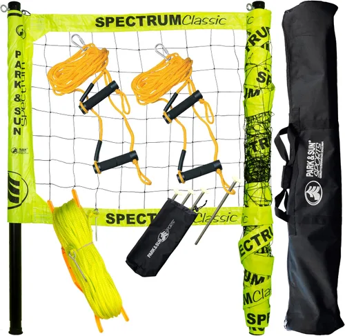 Miniatura 9 de Park & Sun Sports Spectrum Classic: Sistema de red de voleibol profesional ajustable para exteriores Azul denim