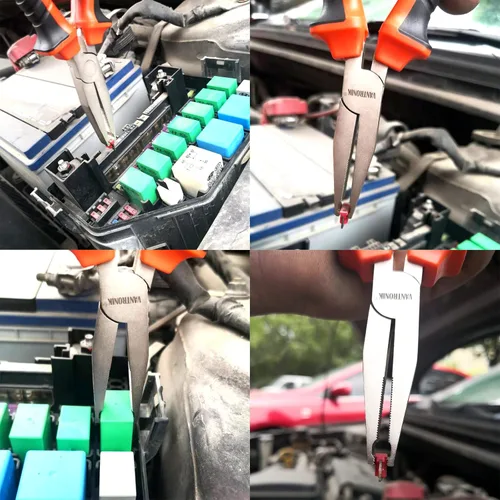 Miniatura 5 de VANTRONIK Extractor de fusibles y relé, herramienta para fusibles planos de hoja cuadrada en caja Jcase automotriz o relé en un vehículo, coche, RV