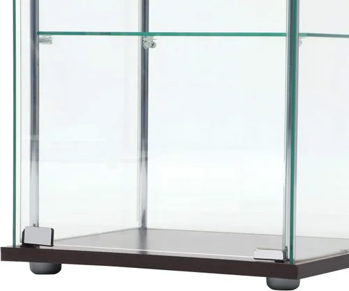 Miniatura 20 de Fuji Boeki 96049 - Estuche de la colección 96049, 3 niveles, ancho 16.7 x profundidad 14.4 x 33.9 pulgadas (16.7 x 14.4 x 33.9 in), marrón, vidrio