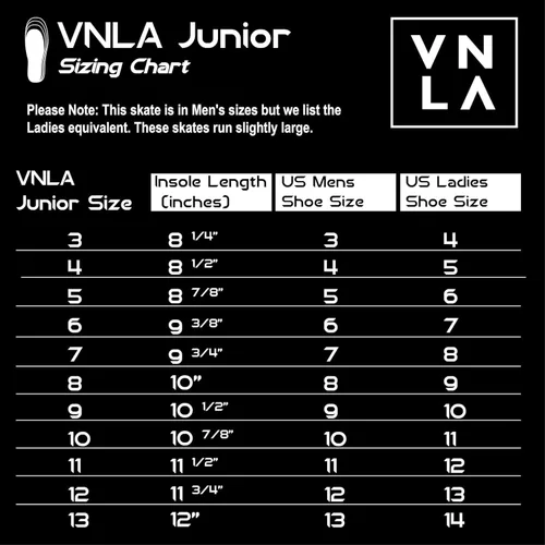Miniatura 6 de VNLA Junior SLVR Jam Skate para hombre y mujer, patines unisex para interiores