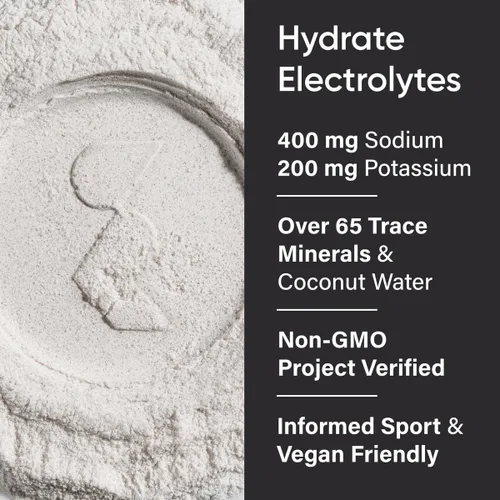 Miniatura 7 de Sports Research® Hydrate Paquetes de Polvo de Electrolitos - Sin Azúcar y con Sabor Natural con Vitaminas, Minerales y Agua de Coco - Apoya