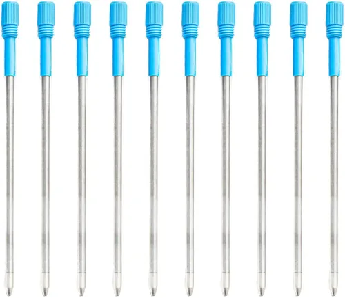 Miniatura 8 de Gullor Ballpoint Pen Refills, Pack of 10, Length 116 mm, Black Ink