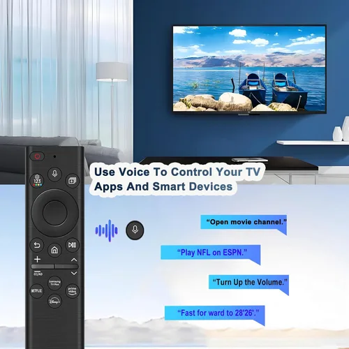 Miniatura 5 de Nuevo reemplazo de control remoto universal de voz BN59-01385A, para control remoto Samsung Smart TV. para 2018-2024 Smasung Smart TV The Frame