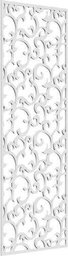 Miniatura 15 de Wheatland Paneles de pared decorativos de madera con calado, 9 3/8 pulgadas de ancho x 24 3/8 pulgadas de alto x 1/4 de alto, nogal