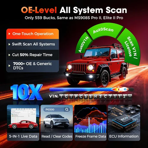 Miniatura 6 de Autel MaxiCheck MX900 Escáner bidireccional, herramienta de escaneo OBD2 2026 hasta MaxiCOM MK808S MX808S MK808BT Pro, versión estadounidense