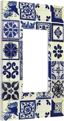 Miniatura 55 de Placa Decorativa de Pared Beige Boho de Mediados de Siglo Sol Abstracto 1-Gang Retro Años 70 Arte Geométrico Moderno con Arco Eléctrico Interruptor
