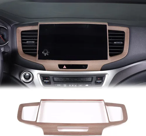 Miniatura 9 de Marco del Panel de Navegación del Tablero para Honda Pilot 2019-2022/ Ridgeline 2021-2023/ Passport 2019-2023, Material ABS Accesorios de Moldura