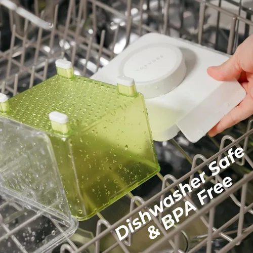Miniatura 5 de TOFUDEE Prensa de tofu para veganos – Apto para lavavajillas y sin BPA que drena rápidamente el agua de tofu suave, firme, extra firme y orgánico