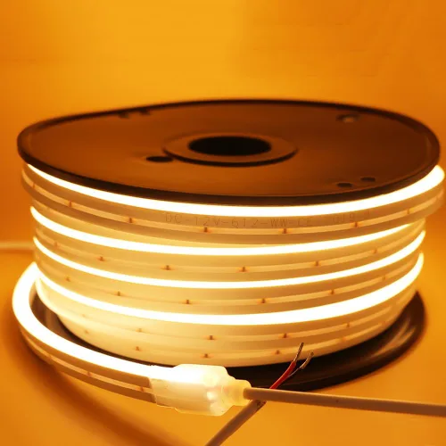 Miniatura 6 de Tira de luz LED RGB de silicona de neón flexible, impermeable, multicolor, control remoto para el hogar, jardín, decoración arquitectónica