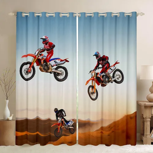 Miniatura 15 de Erosebridal Cortinas opacas de teñido anudado, cortinas de oscurecimiento de galaxia, tratamiento de ventana de nebulosa, 38 x 45 pulgadas, 2