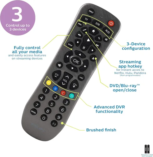 Miniatura 4 de Control remoto Philips universal, para Samsung Dispositivo 3 Graphite