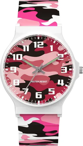 Miniatura 13 de Reloj analógico para niños y niñas, resistente al agua hasta 30M, reloj deportivo para niños, fácil de leer, con esfera fina, correa suave
