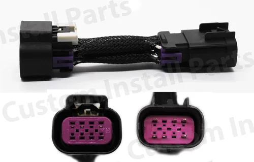 Miniatura 2 de Piezas de instalación personalizadas Luz diurna DRL/luz antiniebla Plug and Play adaptador arnés compatible con Chevrolet Camaro 2010 2011 2012 2013