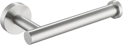 APLusee Soporte de papel higiénico de níquel cepillado, soporte de papel higiénico de acero inoxidable 304 para pared de baño, dispensador de rollos