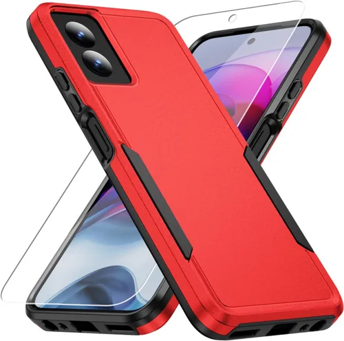 Miniatura 8 de Funda para Moto G Stylus 5G 2022, con Protector de Pantalla, [Probada contra Caídas de Grado Militar] Funda Protectora de Servicio Pesado Resistente