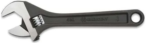 Crescent Llave ajustable de 4" con acabado de óxido negro - Presentada en tarjeta - AT24VS