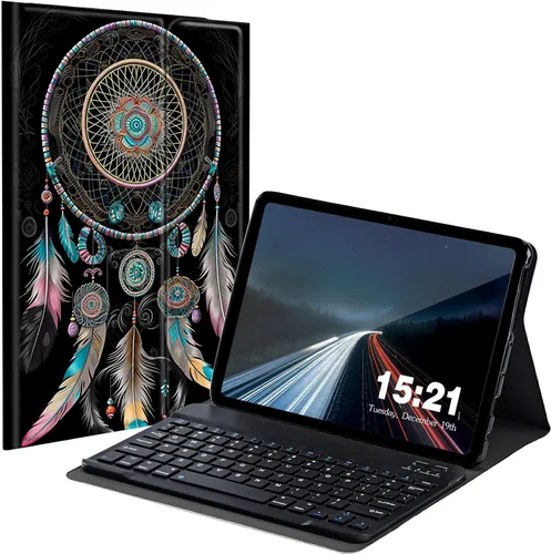 Miniatura 21 de Funda de teclado para Samsung Galaxy Tab S6 Lite 2022/2020, Galaxy Tab S6 Lite SM-P610/P613/P615/P619 con teclado Bluetooth inalámbrico desmontable