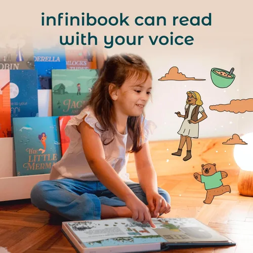 Miniatura 2 de Cali's Books Goldilocks and The Three Bears - Infinibook Reader Libros de cuentos grabables para niños, lector de libros de audio interactivo