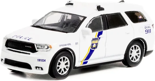 Miniatura 2 de Toy Cars 2019 Durango Police White Philadelphia Police, Pennsylvania Hot Pursuit Series 41 1/64 Modelo de automóvil fundido a presión por Greenlight