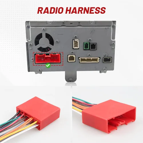 Miniatura 5 de RED WOLF Reemplazo del arnés de cable de radio de automóvil para Mazda 3 2004-2010, Miata 2001-2007, Mazda 626 2001-2002 Instalar unidad principal