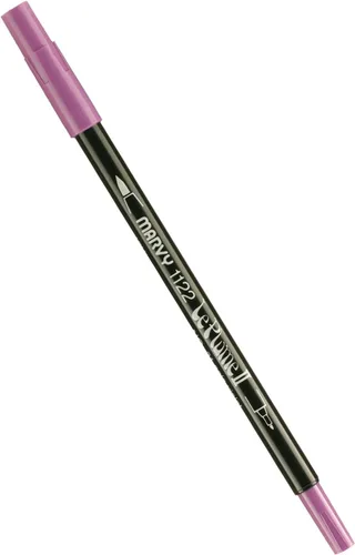 Miniatura 65 de Uchida 1122-C-3 Marvy Extra Fine Tip Le Plume II Rotulador de doble punta, azul