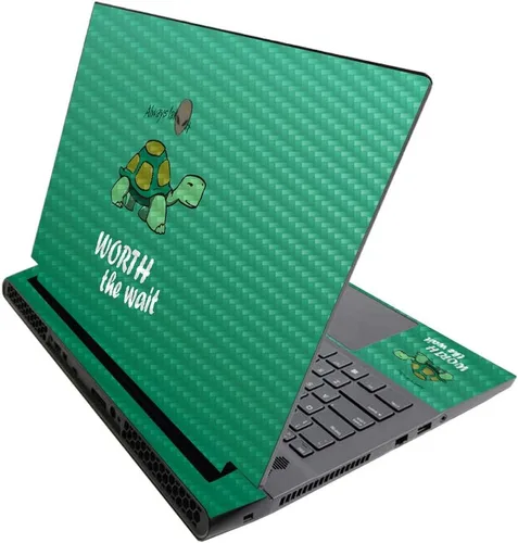 Miniatura 715 de MightySkins - Skin brillante con purpurina para Alienware M17 R3 (2020) y M17 R4 (2021) - Diversión de los años 90 Acabado duradero con purpurina