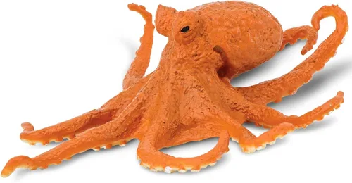 Safari Ltd. Figura de pulpo – Figura detallada de plástico de 5 pulgadas – Divertido juguete educativo para niños, niñas y niños a partir de 3 años