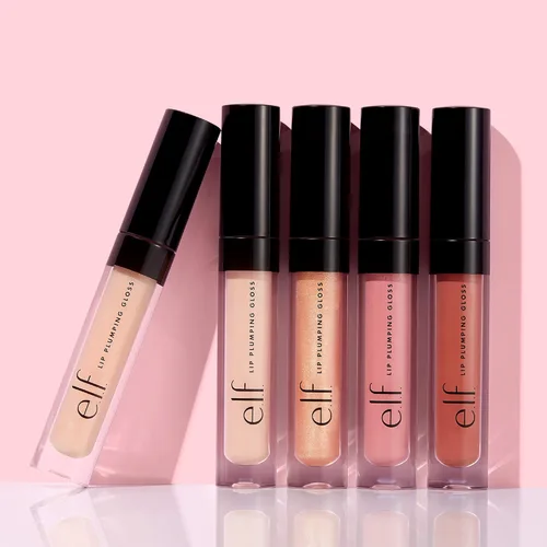 Miniatura 8 de e.l.f. Brillo de labios con efecto voluminizador, color transparente de alto brillo, hidrata y crea labios más llenos con vitamina E, vegano y sin
