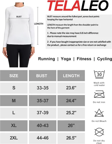 Miniatura 7 de TELALEO 4 Pack Women's Compression Shirt LongShort Sleeve Performance Workout Baselayer Athletic Top Gym Sports Gear