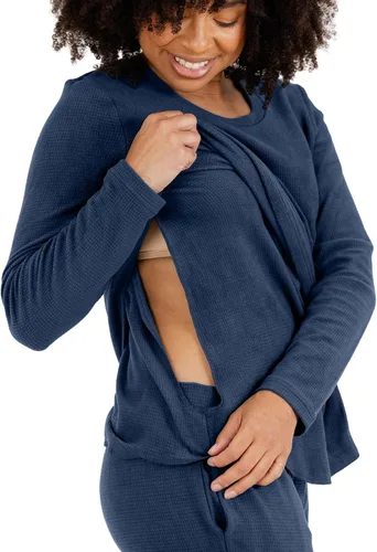 Miniatura 3 de Kindred Bravely Conjunto de pijama de lactancia polar Pijamas de maternidad para lactancia materna