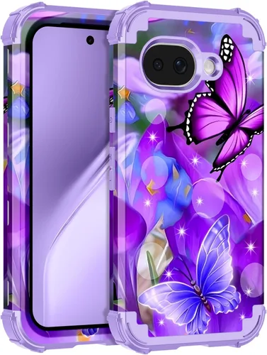 Miniatura 15 de Rancase Funda para Google Pixel 10 Pro XL 2025, brilla en la oscuridad de tres capas [protección de grado militar] resistente a prueba de golpes