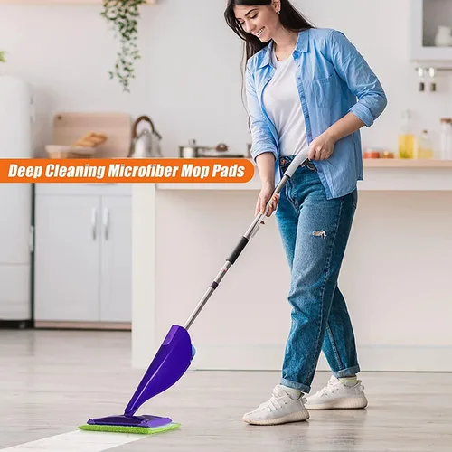 Miniatura 7 de 6 almohadillas de microfibra reutilizables para trapeador Swiffer WetJet