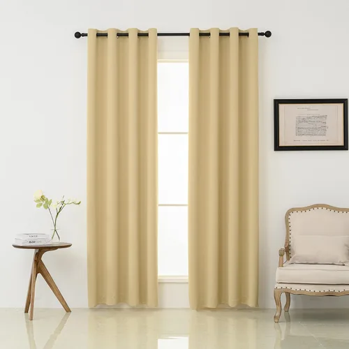 Miniatura 72 de Pickluc Cortinas Opacas Azul Marino para Sala de Estar, Cortinas Bloqueadoras de Luz con Ojales, Aislamiento Térmico, Reducción de Ruido, 52 Azul