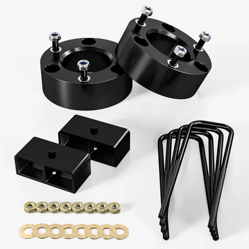 Miniatura 10 de Kit de nivelación de elevación de 2 pulgadas para la parte trasera de Chevy Silverado 1500 GMC Sierra 1500 de 1999-2023, bloque de elevación trasero