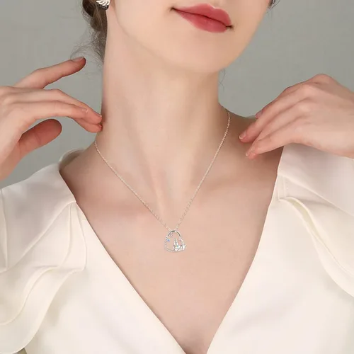 Miniatura 4 de TANGPOET Llama Necklace 925 Sterling Silver Alpaca Llama Pendant Jewelry Gifts for Women Girls with 18"+2" Cable Chain