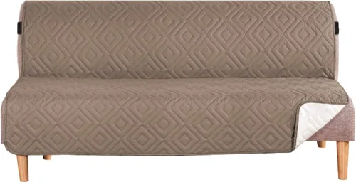 Miniatura 50 de H.VERSAILTEX Funda reversible para silla, protector de muebles antideslizante, resistente al agua, con correas elásticas de 2 pulgadas