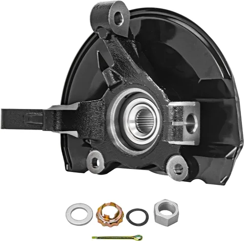 Miniatura 9 de Detroit Axle - Nudillos de dirección delanteros y bujes de rodamiento de rueda para Dodge Caliber Jeep Patriot Compass 2007-2017, 2008 2009 2010