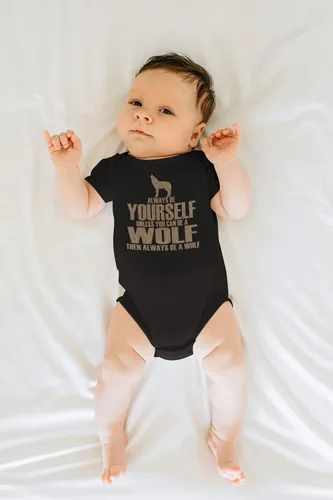Miniatura 2 de Siempre be yourself Wolf suave bebé una pieza Color Negro