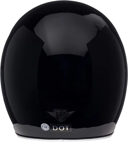 Miniatura 5 de Casco de moto de cara abierta Bell Custom 500 (negro brillante sólido, talla XXL)