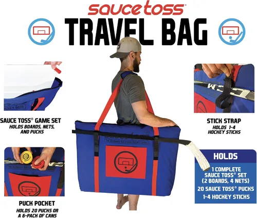 Miniatura 3 de Sauce Toss Bolsa de viaje de lona premium, azul