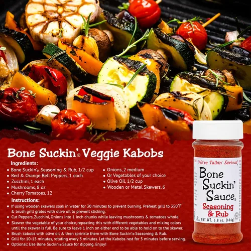 Miniatura 5 de Bone Suckin' Condimento para salsa y variedad de frotamiento, original, filete, mariscos y pollo, ideal para asar a la parrilla, ahumar, sin OMG