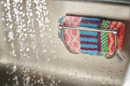 Miniatura 8 de Skoy Scrub, pack de 2 reutilizable, estropajo para platos sin rayar para limpieza de cocina y hogar, amigable con el planeta, estropajo suave apto